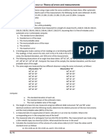 CEng 2108 - Worksheet On Theory of Errors - Edited