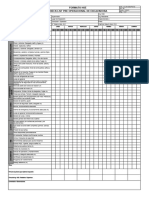 UNI-SGS-FO-23 Check List Pre Operacional Excavadora Ver. 02