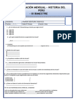 Evaluacion 4to Historia