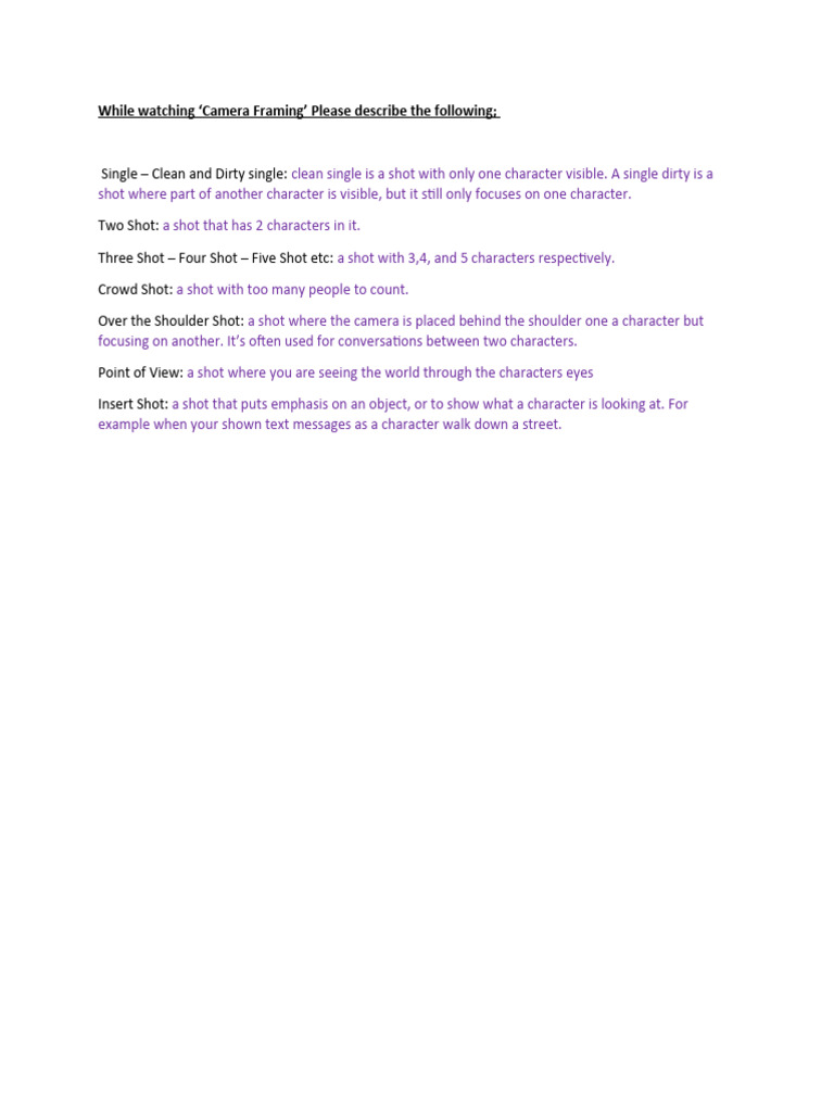 Framing Questions PDF