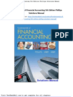 Fundamentals of Financial Accounting 5th Edition Phillips Solutions Manual