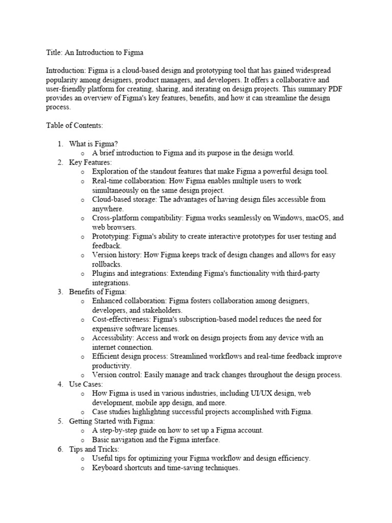 Figma Notes | PDF | Software Prototyping | User Interface