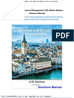 International Financial Management 13th Edition Madura Solutions Manual
