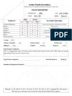 Novana Subance Report Card 4-1 Term 3 2022 - 2023