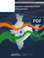 Strategic Cooperation in The Indo-Pacific: US and Indian Perspectives