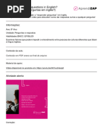 Aula 1 How Answer Questions in English Responder Perguntas Ingles