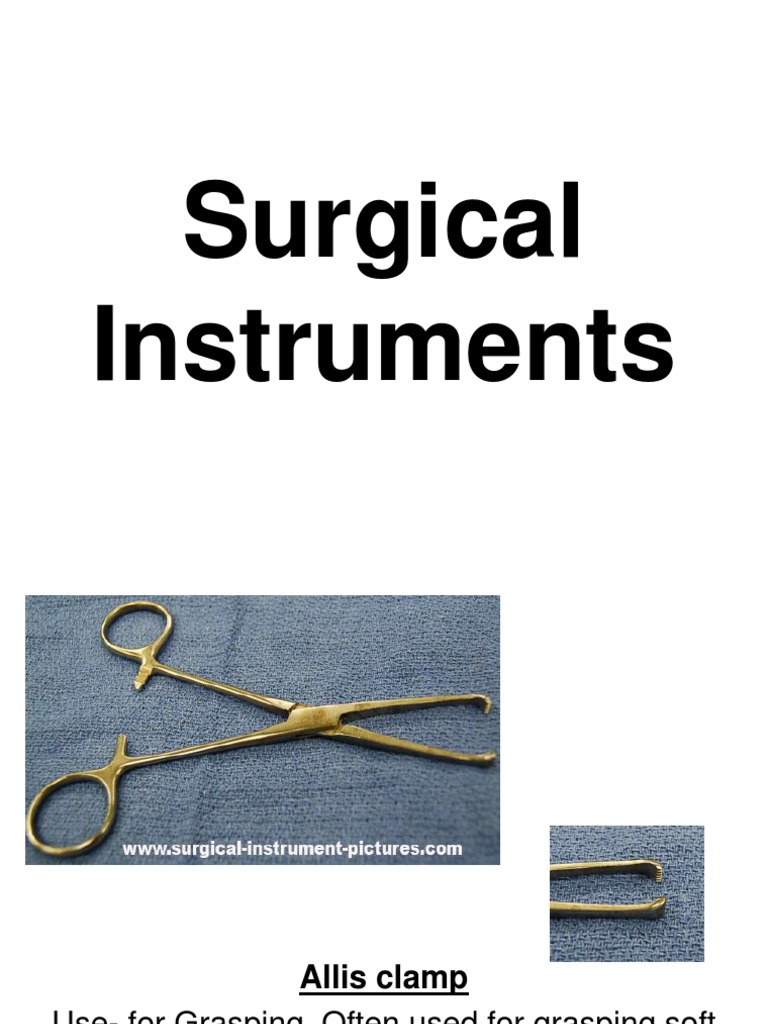 Surgical Instruments | Download Free PDF | Surgical Suture | Surgery