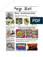 Pop Art Roy Lichtenstein 1