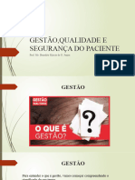 Aula 1 de Gestão, Qualidade e Segurança Do Paciente