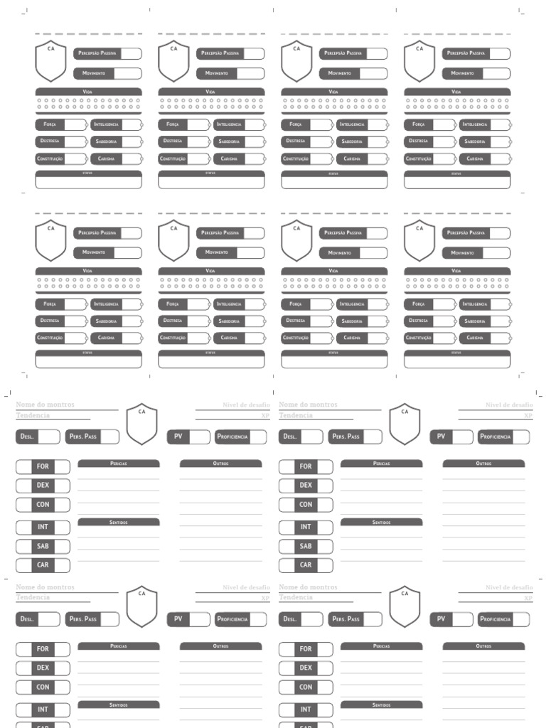 Mini Fichas | PDF