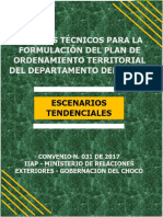 Análisis Territorial e Identificación de Escenarios Actuales y Tendenciales