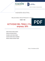 Relaciones Industriales Tema 2 Act. 1.2