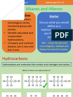 SC22a Alkanes and Alkenes