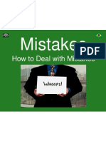 How To Deal With Mistakes