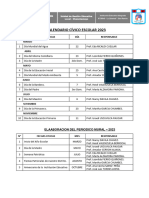 CALENDARIO Civico Escolar 2023