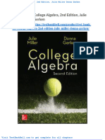 Test Bank For College Algebra 2nd Edition Julie Miller Donna Gerken