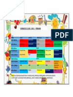 Horario 2 A Primaria