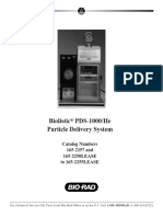 Biolistic PDS-1000/He Particle Delivery System: Catalog Numbers 165-2257 and 165-2250LEASE To 165-2255LEASE