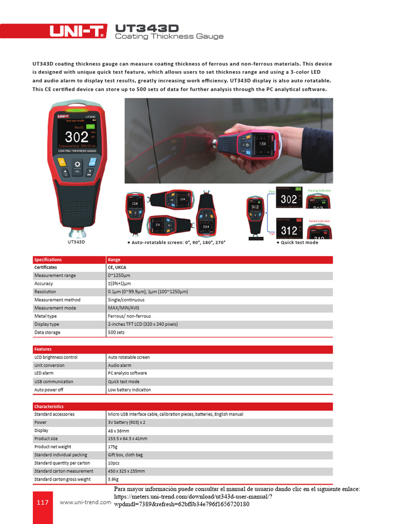 UT343D | PDF
