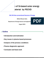 Solar Energy Material Si Films by PECVD - Unlocked