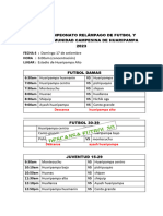 Fixture Campeonato Relámpago de Futbol y Vóley de C - C de Huaripampa 2023 ....