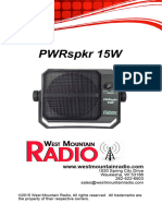 PWRSPKR 15W Manual