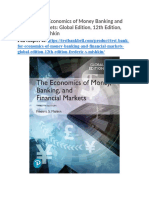 Test Bank For Economics of Money Banking and Financial Markets Global Edition 12th Edition Frederic S Mishkin