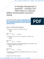 Test Bank For Strategic Management A Dynamic Perspective Concepts First Canadian Edition Mason A Carpenter William Gerard Sanders Kenneth F Harling