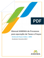 Manual ANBIMA Processos para Apura o de Taxas e Pre Os