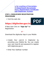 Digilocker Procedure 19.06.19