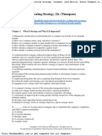 Test Bank For Crafting and Executing Strategy Concepts 22nd Edition Arthur Thompson JR A Strickland III John Gamble Margaret Peteraf