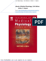 Test Bank For Textbook of Medical Physiology 11th Edition Arthur C Guyton