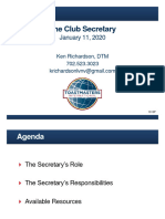 Club Secretary PDF Jan 2020