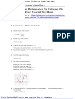 Precalculus Mathematics For Calculus 7th Edition Stewart Test Bank