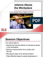 Substance Abuse in The Workplace For Supervisors