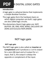 Unit 4 Digital Logic Gates