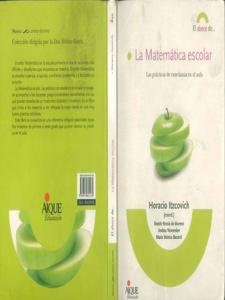 La Matemática Escolar - Itzcovich H (Maxi) | PDF