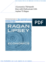 Test Bank For Economics Thirteenth Canadian Edition With Myeconlab 13th Edition Christopher Ts Ragan