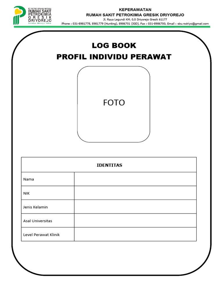 Log Book Profil Individu Perawat | PDF