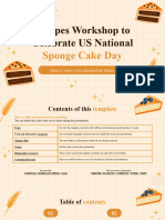Recipes Workshop To Celebrate Us National Sponge Cake Day