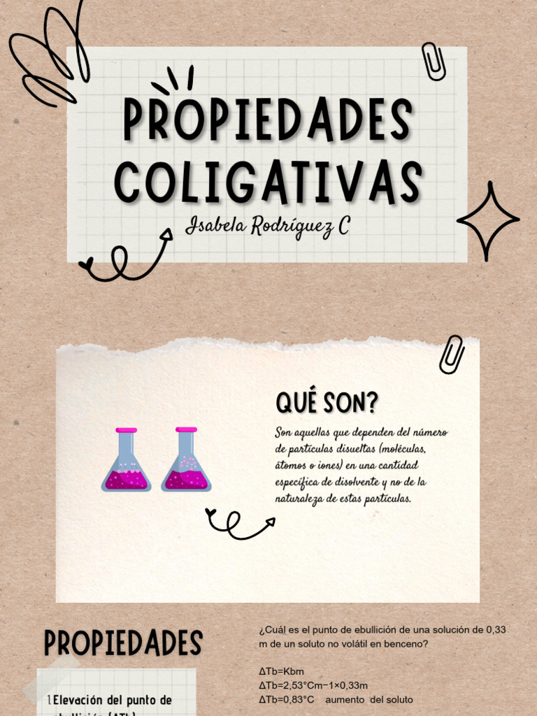 propiedades coligativas | PDF | Ósmosis | Solvente