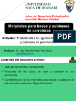 Actividad 1.2 - Materiales No Aglomerados para Bases y Subbases de Pavimentos