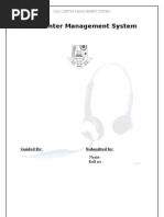 Download Call Center Management System by Bharti Goyal SN67155191 doc pdf
