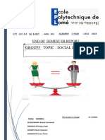 Group5 Topic: Social Equity: End of Semest Er Report