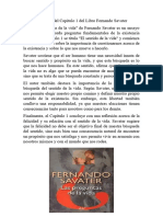Resumen Del Capitulo 1 Del Libro Fernando Savater