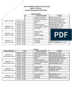 Jadwal Tatap Muka Revisi 1.3