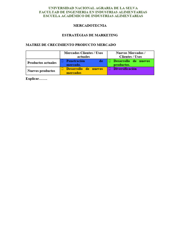 Estrategias de Marketing en Alimentos | PDF | Marketing | Mercado ...