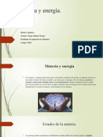 Materia y Energia