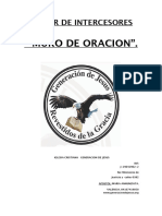 TALLER DE INTERCESORES MURO DE ORACION. IGLESIA CRISTIANA GENERACION DE JESUS RIF - J-29642902-2. No - Ministerio de