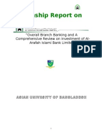 Overall Branch Banking and a Comprehensive Review on Investment of Al-Arafah Islami Bank Limited